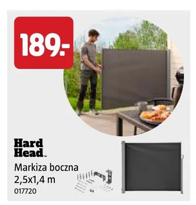 Markiza boczna Hard Head 2,5x1,4m promocja w Jula