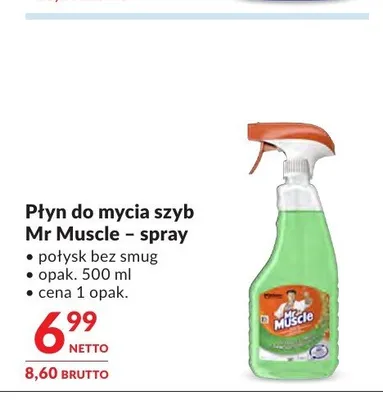 Płyn do mycia szyb Mr Muscle promocja w Makro