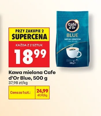 Kawa mielona Cafe d'Or Blue promocja w Biedronka