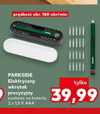 Elektryczny wkrętak precyzyjny Parkside promocja w Kaufland