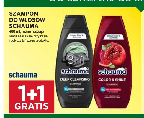 Szampon do włosów Schauma Deep Cleansing promocja w Stokrotka