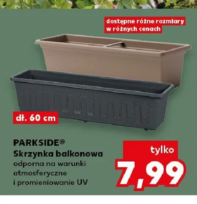 Skrzynka balkonowa PARKSIDE dł. 60cm promocja w Kaufland