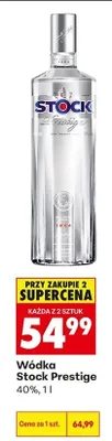 Wódka Stock Prestige 40% promocja w Biedronka