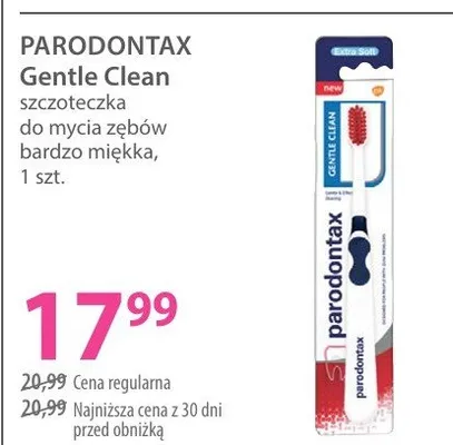 Szczoteczka do mycia zębów bardzo miękka Gentle Clean promocja w Hebe