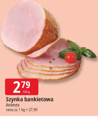 Szynka bankietowa Animex promocja w Leclerc