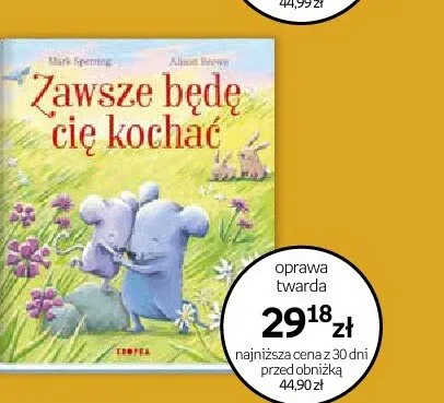 Książka Zawsze będę cię kochać oprawa twarda promocja w Dzień Dziecka