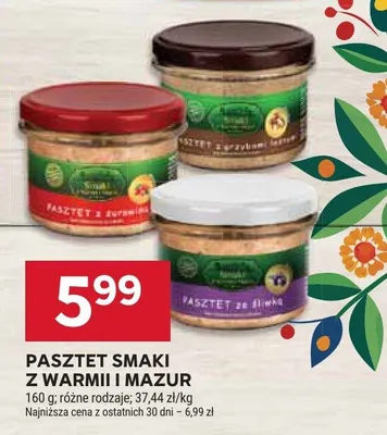 Pasztet smaki z Warmii i Mazur promocja w Stokrotka