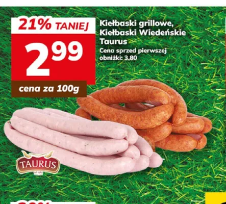 Kiełbaski Wiedeńskie Taurus promocja w Hitpol