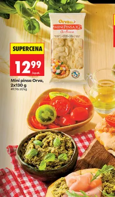 Mini pinsa Orva 2-pak promocja w Biedronka
