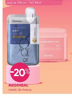 Maski do twarzy Mediheal promocja w Super-Pharm