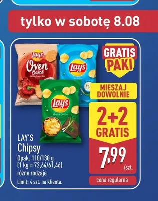Chipsy Lay's Solone promocja w Aldi