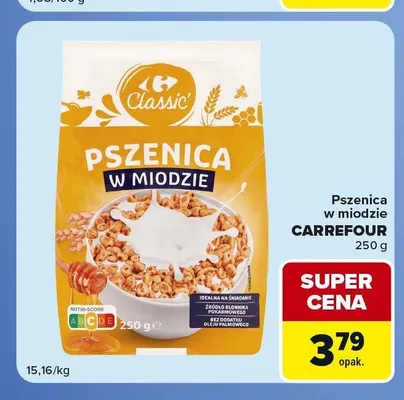 Pszenica w miodzie Carrefour Classic promocja w Carrefour Express