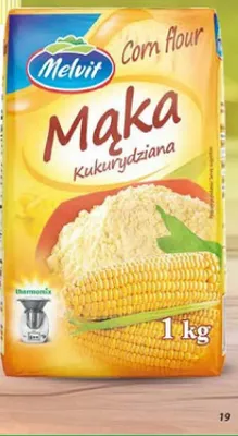 Mąka kukurydziana Melvit promocja w Dino