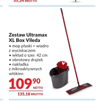 Zestaw Ultramax XL Box Vileda promocja w Makro