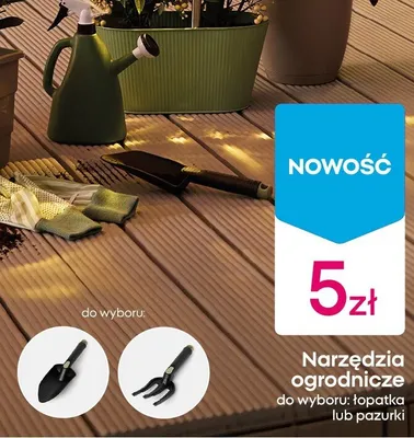 Narzędzia ogrodnicze promocja w Pepco
