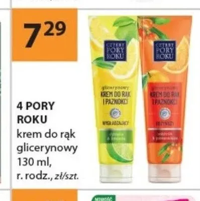 Krem do rąk glicerynowy 4 Pory Roku promocja w Drogerie Laboo