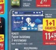 Papier toaletowy 3-warstwowy Kokett promocja w Aldi