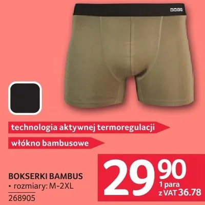 Bokserki BAMBUS promocja w Selgros