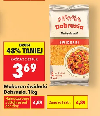 Makaron świderki promocja w Biedronka
