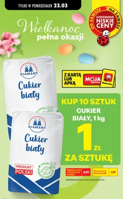 Cukier biały promocja w Biedronka