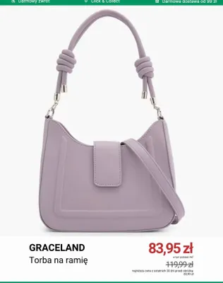 Torba na ramię Graceland promocja w Deichmann