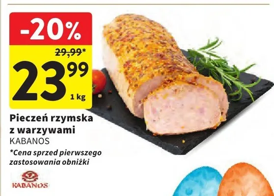 Pieczeń rzymska z warzywami promocja w Intermarche