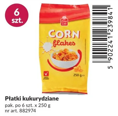 Płatki kukurydziane Corn flakes promocja w Makro