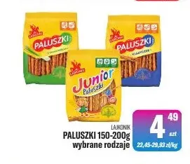 Paluszki Lajkonik promocja w Tomi Markt