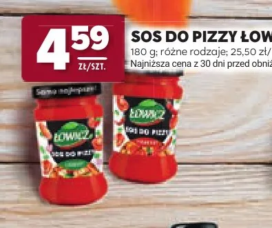 Sos do pizzy Łowicz promocja w Stokrotka