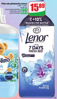 Płyn do płukania Lenor Spring Awakening promocja w Dino