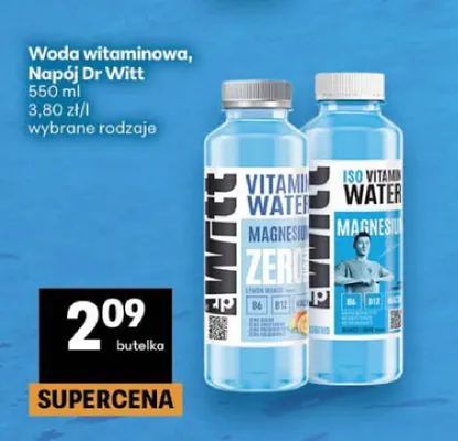 Woda witaminowa Dr Witt Premium Magnesium Zero promocja w Delikatesy Centrum