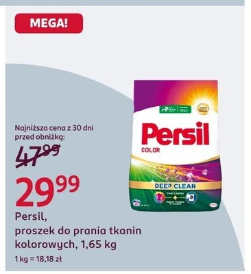 Proszek do prania tkanin kolorowych promocja w Rossmann