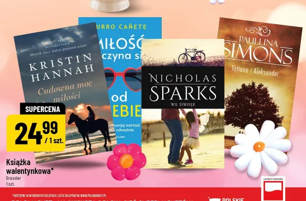 Książka walentynkowa promocja w POLOmarket