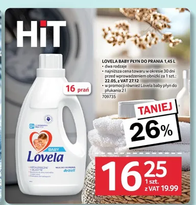 Płyn do prania Lovela Baby promocja w Selgros