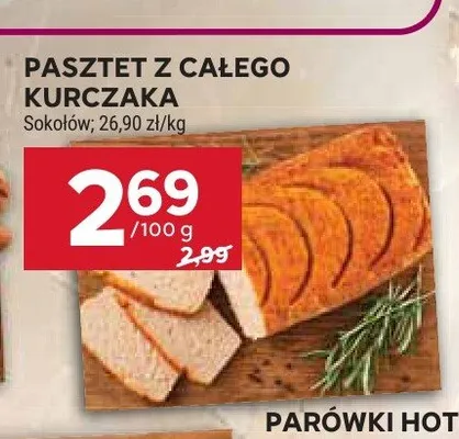 Pasztet z całego kurczaka Sokołów promocja w Stokrotka