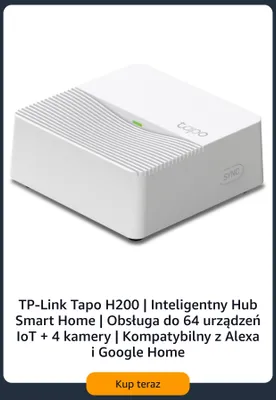Inteligentny Hub Smart Home TP-Link Tapo H200 promocja w Amazon