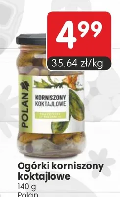 Ogórki korniszony koktajlowe promocja w Market Point