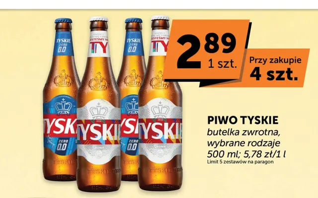 Piwo Tyskie promocja w Euro Sklep