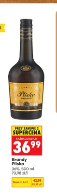 Brandy Pliska promocja w Biedronka