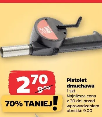 Pistolet dmuchawa promocja w Netto