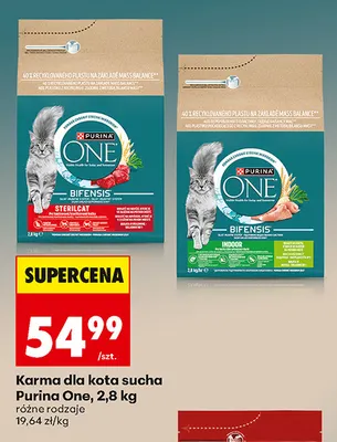 Karma dla kota sucha Purina One Sterilcat promocja w Biedronka