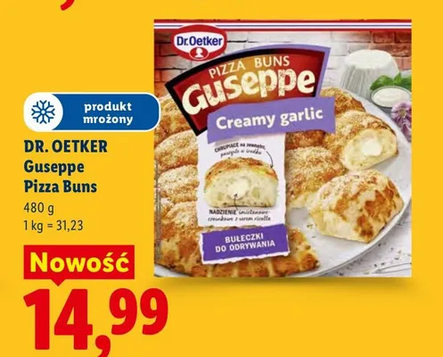 Pizza Buns Guseppe Creamy Garlic Dr. Oetker promocja w Lidl