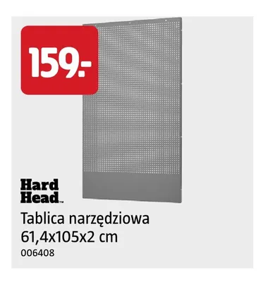 Tablica narzędziowa 61,4x105x2 cm Hard Head promocja w Jula