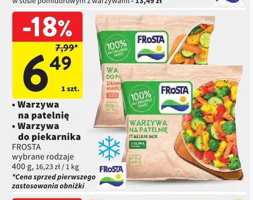 Warzywa na patelnię Frosta promocja w Intermarche