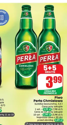 Piwo Perła Chmielowa promocja w Dino