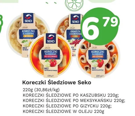 Koreczki śledziowe po kaszubsku Seko promocja w Limonka