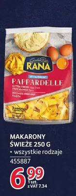 Makaron świeże Rana 250 g wszystkie rodzaje promocja w Selgros