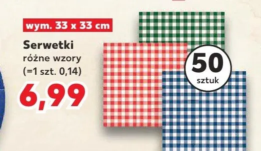 Serwetki promocja w Kaufland