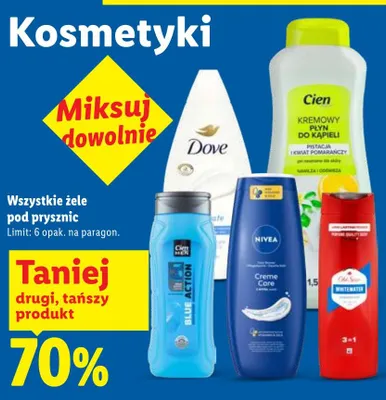 Żele pod prysznic promocja w Lidl