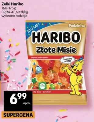 Żelki Haribo Złote Misie promocja w Delikatesy Centrum